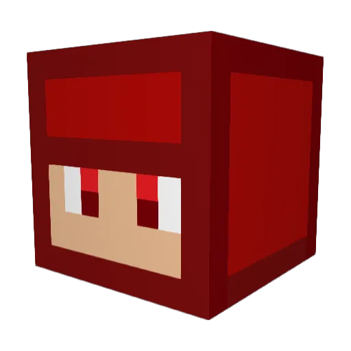FatherCringe Minecraft avatar head, 3D render