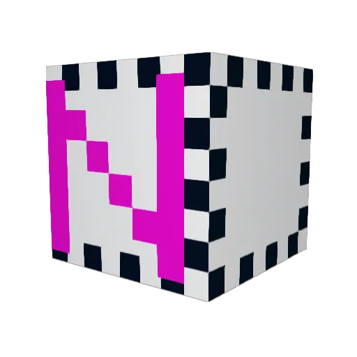 FatherFather18 Minecraft avatar head, 3D render