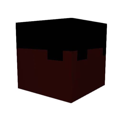 FatherHoang Minecraft avatar head, 3D render
