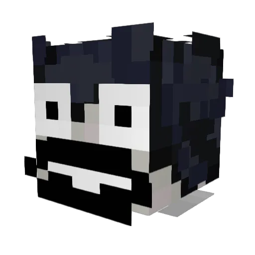 FatherKazookie Minecraft avatar head, 3D render