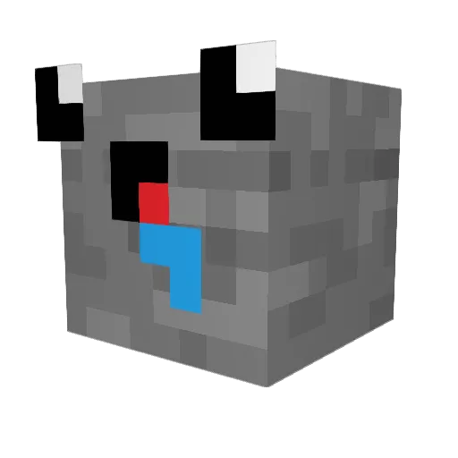 FatherRock_44 Minecraft avatar head, 3D render