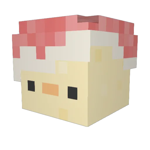FatherShmoop Minecraft avatar head, 3D render
