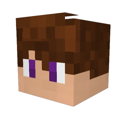 FatherStarvation Minecraft avatar head, 3D render