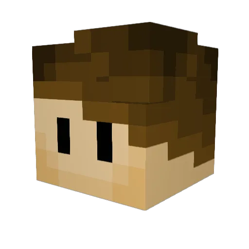 Father_Hop Minecraft avatar head, 3D render