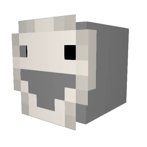Father_Rat Minecraft avatar head, 3D render