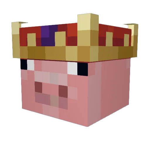 Fathi_cool123 Minecraft avatar head, 3D render