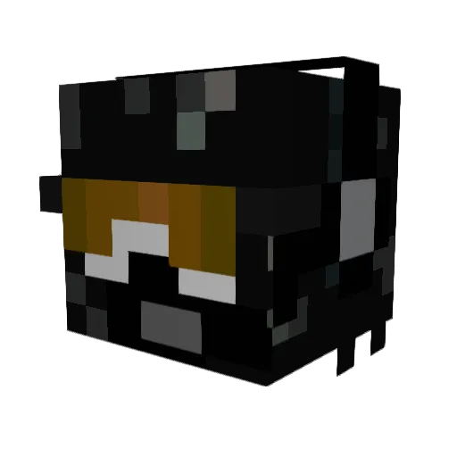 FatihAbi10 Minecraft avatar head, 3D render
