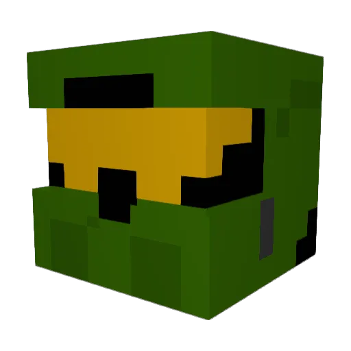 Fatimer Minecraft avatar head, 3D render