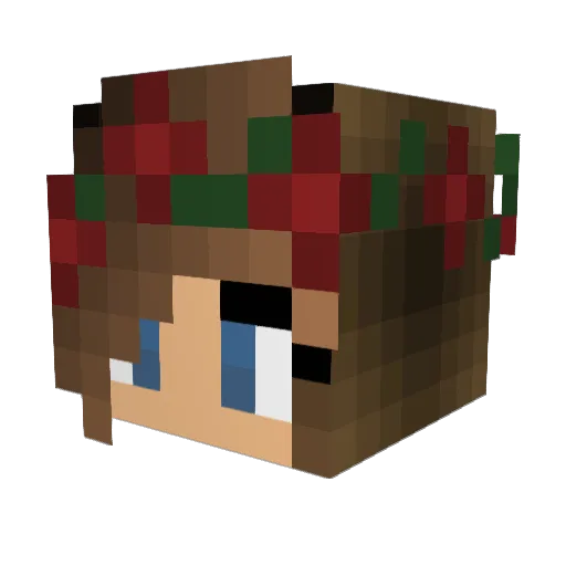 Fatman2248 Minecraft avatar head, 3D render