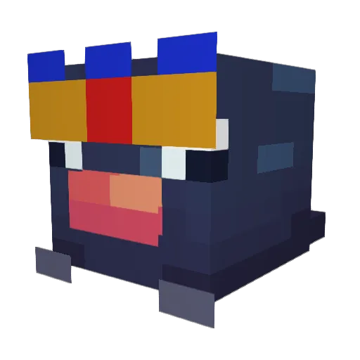 Fatneek_Nero Minecraft avatar head, 3D render