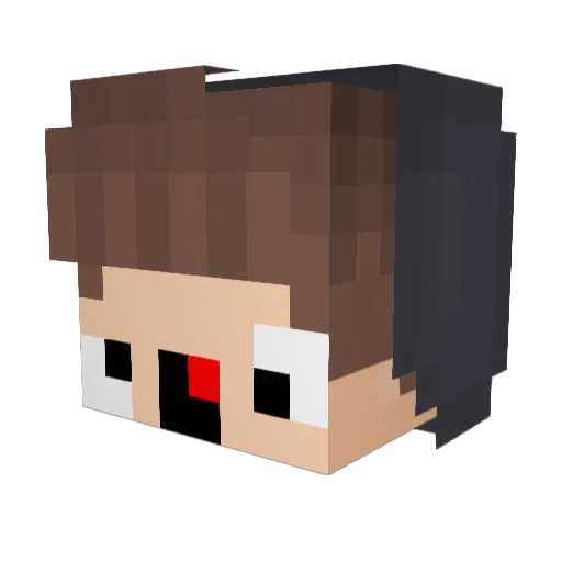 Fatoe_Boer Minecraft avatar head, 3D render