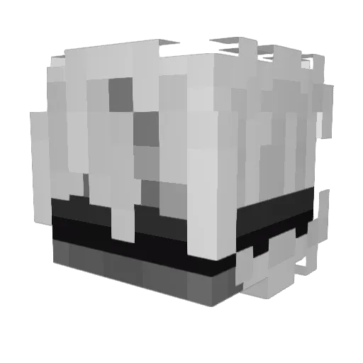 Faton_007 Minecraft avatar head, 3D render
