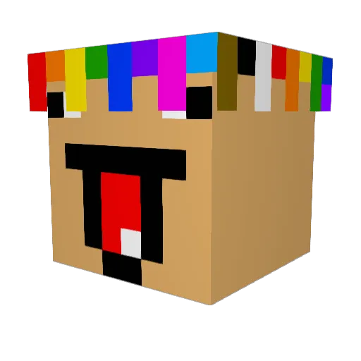 Fatoss_Supreme Minecraft avatar head, 3D render