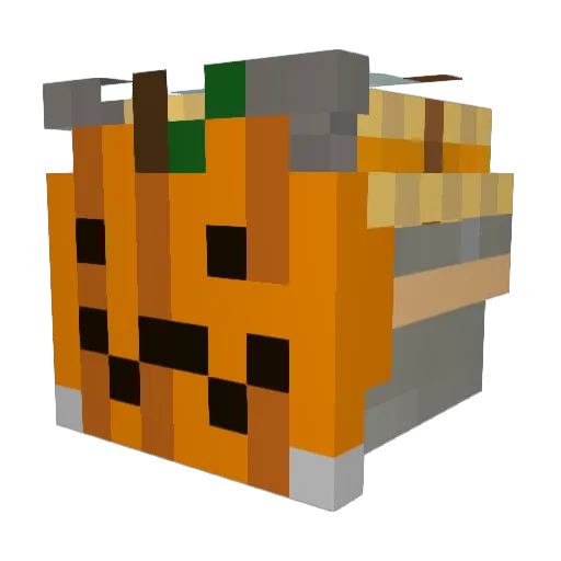 FattusCattus Minecraft avatar head, 3D render