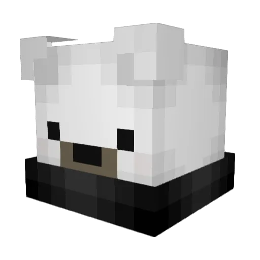 Fatty0216 Minecraft avatar head, 3D render