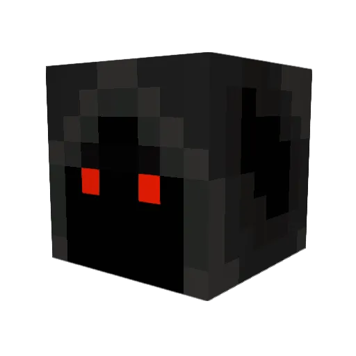 FattyGhost Minecraft avatar head, 3D render