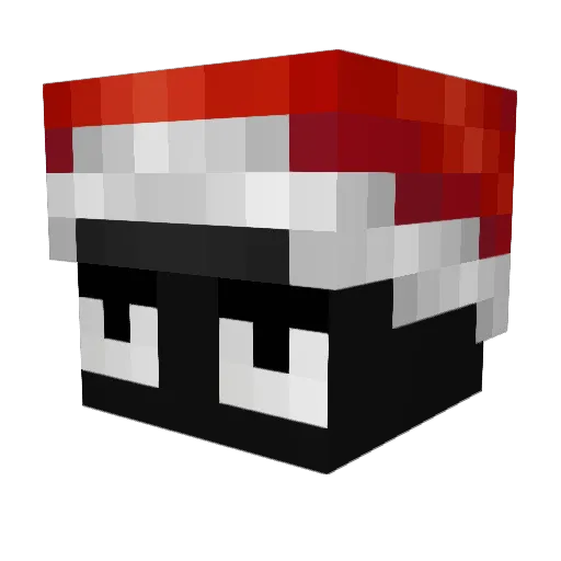 FaucetFailure Minecraft avatar head, 3D render