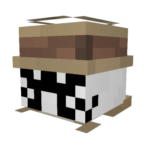 FaucetSause Minecraft avatar head, 3D render