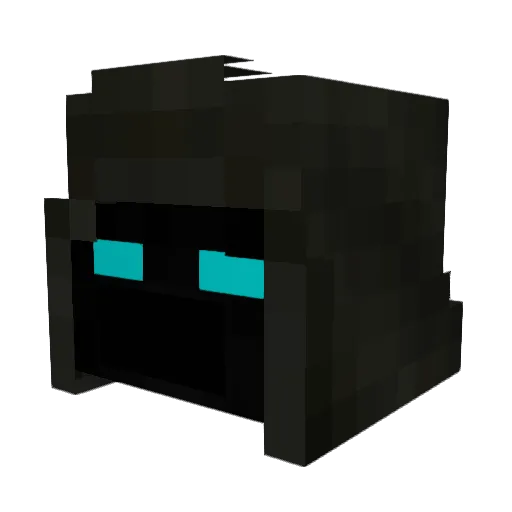 Fauli414 Minecraft avatar head, 3D render