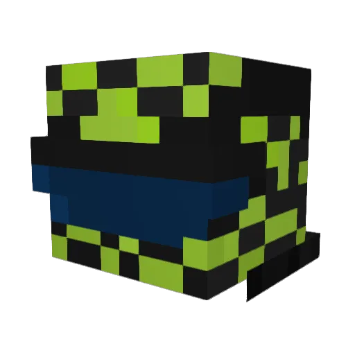 FaultierCarp142 Minecraft avatar head, 3D render