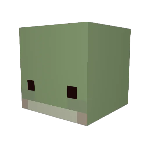 Faundr Minecraft avatar head, 3D render