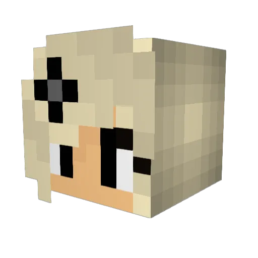 Fauno2013 Minecraft avatar head, 3D render