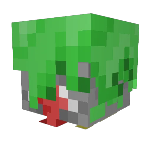 FaustGaia Minecraft avatar head, 3D render