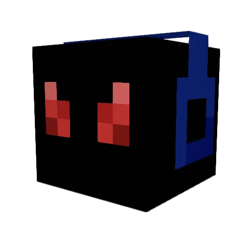 Fausteris1000 Minecraft avatar head, 3D render