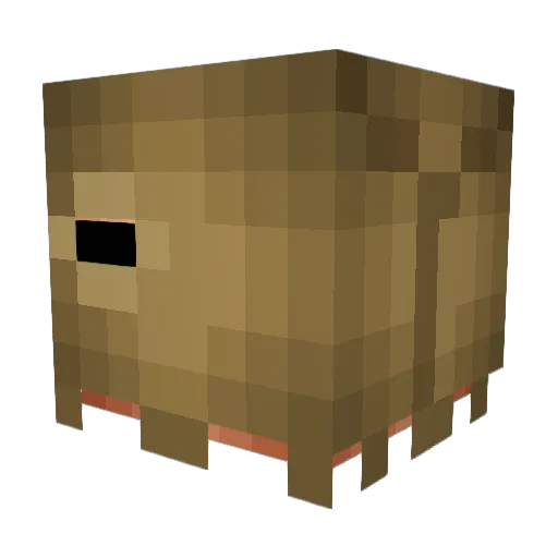 Fausts Minecraft avatar head, 3D render