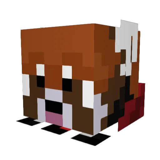 Faut_doser Minecraft avatar head, 3D render