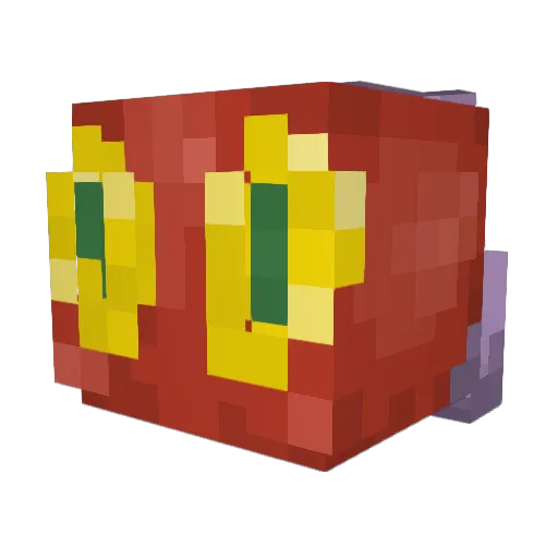 FauxPhobia Minecraft avatar head, 3D render