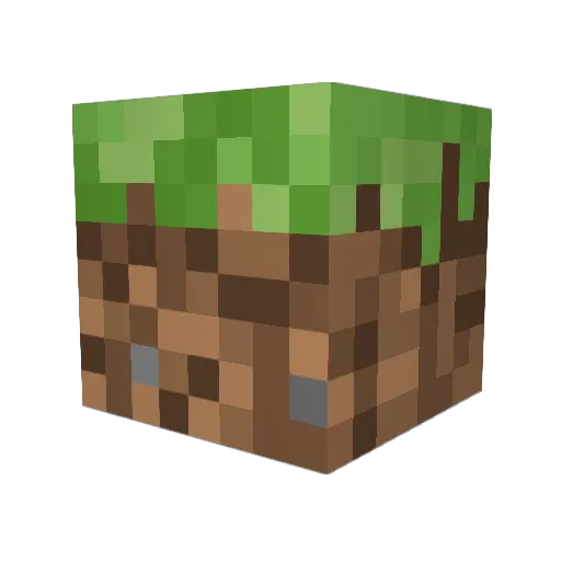 Favau Minecraft avatar head, 3D render