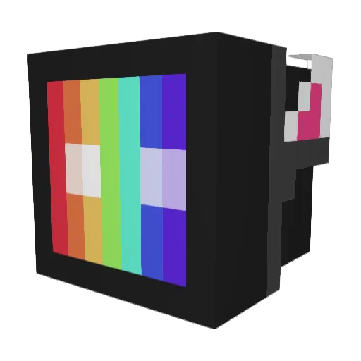 Faven Minecraft avatar head, 3D render