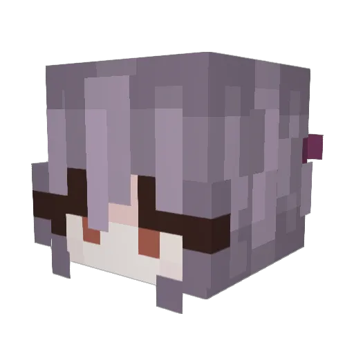 Favenger Minecraft avatar head, 3D render
