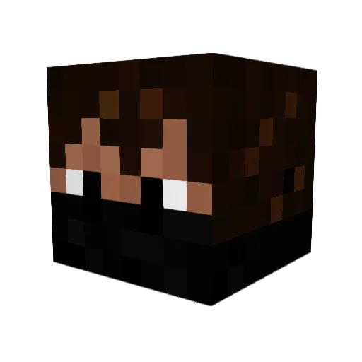FavorForFavor Minecraft avatar head, 3D render