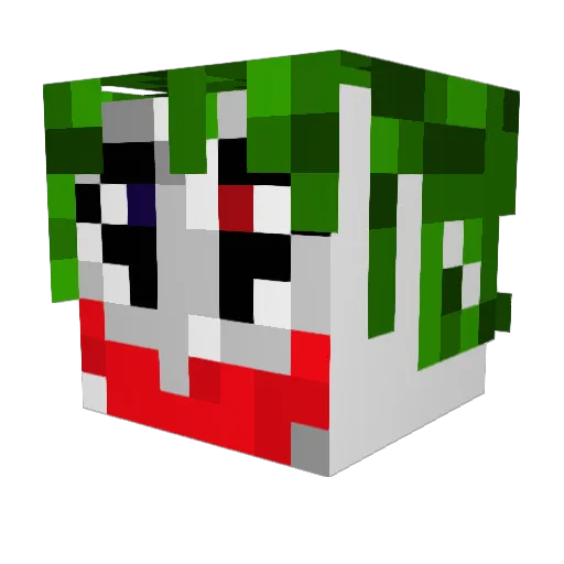 FawKaDK Minecraft avatar head, 3D render