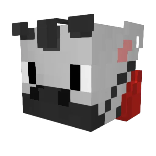 FawkesE Minecraft avatar head, 3D render