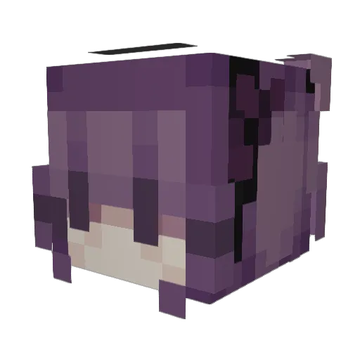 FawkesND Minecraft avatar head, 3D render