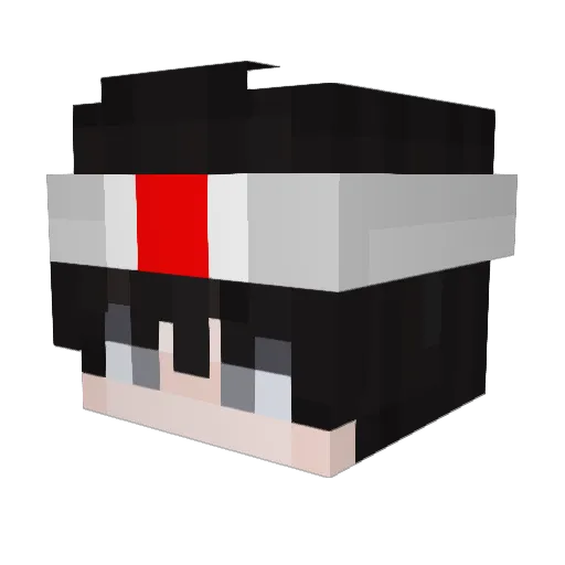 Fawkesss1 Minecraft avatar head, 3D render