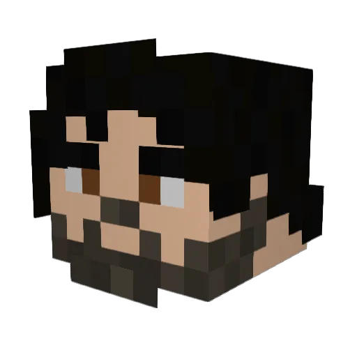 FawnDilly Minecraft avatar head, 3D render