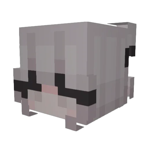 Fawnieeeeee Minecraft avatar head, 3D render