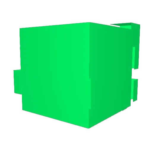 Fawnmum Minecraft avatar head, 3D render