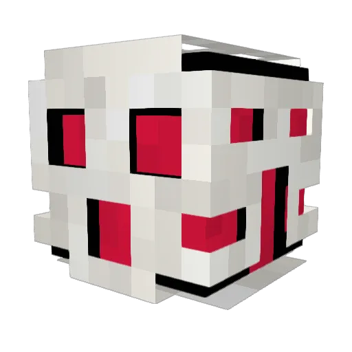 Fawntrout002 Minecraft avatar head, 3D render