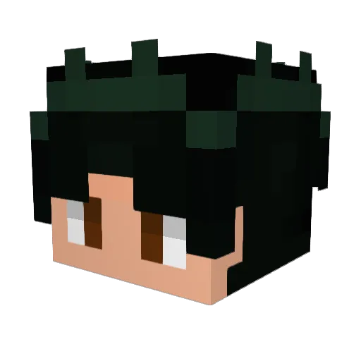 FaxeN_sie_Nicht Minecraft avatar head, 3D render