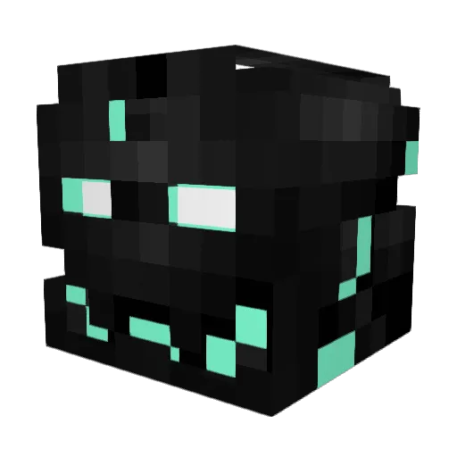 Faxis_ Minecraft avatar head, 3D render