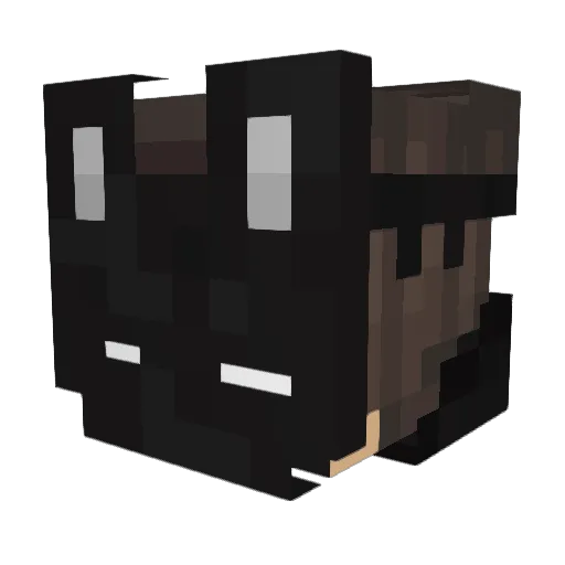 Faxnos Minecraft avatar head, 3D render