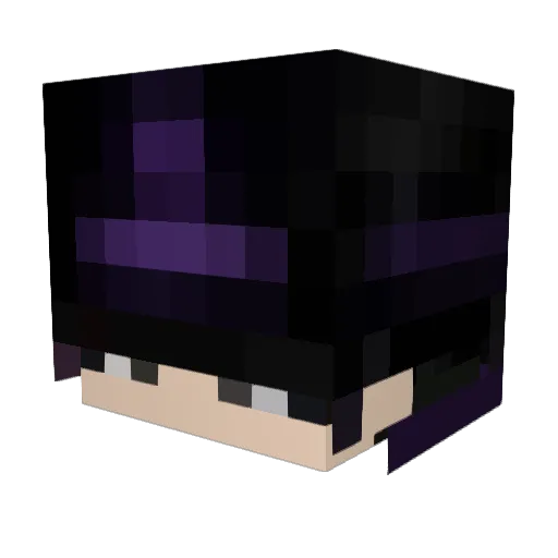 Fay_1 Minecraft avatar head, 3D render