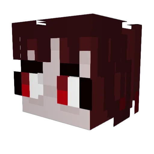 Fayantasy Minecraft avatar head, 3D render
