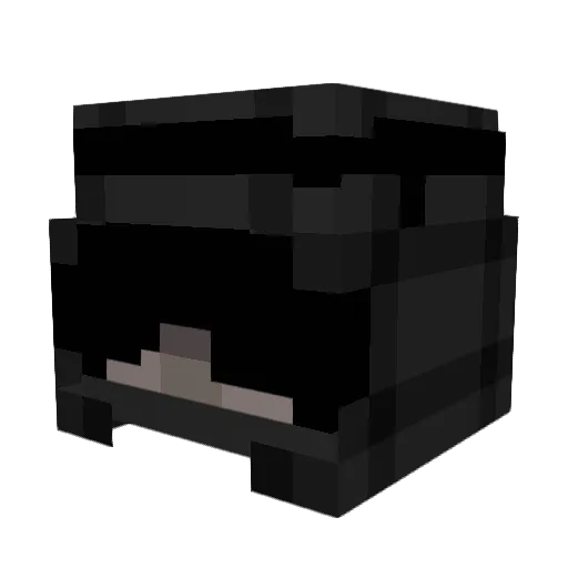 Faybeee Minecraft avatar head, 3D render