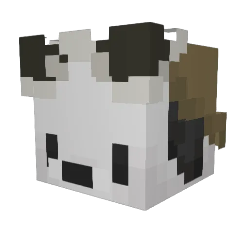 Faye059 Minecraft avatar head, 3D render